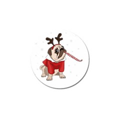 Pug Xmas Golf Ball Marker (10 Pack) by Valentinaart