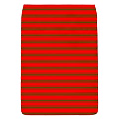 Christmas Red And Green Bedding Stripes Flap Covers (s)  by PodArtist