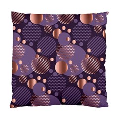 Random Polka Dots, Fun, Colorful, Pattern,xmas,happy,joy,modern,trendy,beautiful,pink,purple,metallic,glam, Standard Cushion Case (two Sides) by NouveauDesign