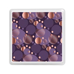 Random Polka Dots, Fun, Colorful, Pattern,xmas,happy,joy,modern,trendy,beautiful,pink,purple,metallic,glam, Memory Card Reader (square)  by NouveauDesign