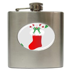 Christmas Stocking Hip Flask (6 Oz)