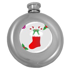 Christmas Stocking Round Hip Flask (5 Oz) by christmastore