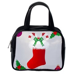 Christmas Stocking Classic Handbags (one Side) by christmastore