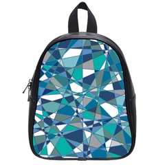 Abstract Background Blue Teal School Bag (small) by Celenk