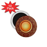 Badge Gilding Sun Red Oriental 1.75  Magnets (10 pack)  Front