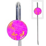 Spring Tropical Floral Palm Bird Book Mark Front