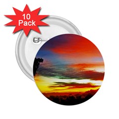 Sunset Mountain Indonesia Adventure 2 25  Buttons (10 Pack)  by Celenk