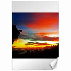 Sunset Mountain Indonesia Adventure Canvas 20  X 30   by Celenk