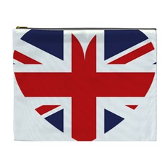 Uk Flag United Kingdom Cosmetic Bag (xl) by Celenk