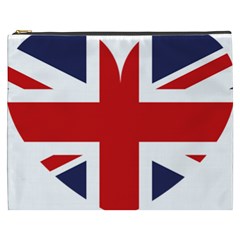 Uk Flag United Kingdom Cosmetic Bag (xxxl)  by Celenk