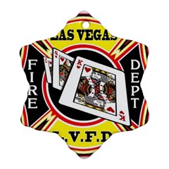 Las Vegas Fire Department Ornament (snowflake)