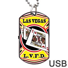 Las Vegas Fire Department Dog Tag Usb Flash (two Sides) by Bigfootshirtshop
