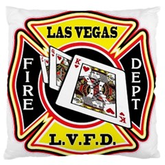 Las Vegas Fire Department Large Flano Cushion Case (two Sides)