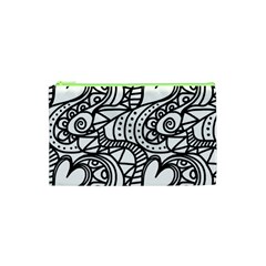 Seamless Tile Background Abstract Cosmetic Bag (xs) by Celenk