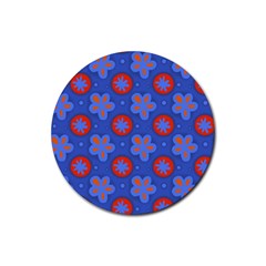 Seamless Tile Repeat Pattern Rubber Coaster (round) 