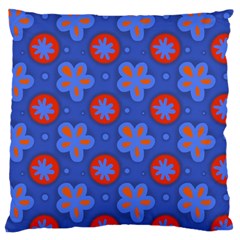 Seamless Tile Repeat Pattern Large Cushion Case (two Sides)