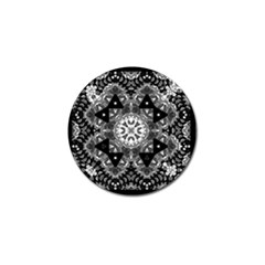 Mandala Calming Coloring Page Golf Ball Marker (4 Pack) by Celenk
