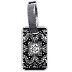 Mandala Calming Coloring Page Luggage Tags (one Side)  by Celenk