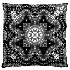 Mandala Calming Coloring Page Large Cushion Case (one Side) by Celenk