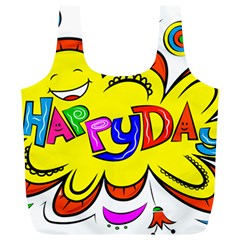 Happy Happiness Child Smile Joy Full Print Recycle Bags (l)  by Celenk