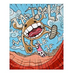 Illustration Characters Comics Draw Shower Curtain 60  X 72  (medium)  by Celenk