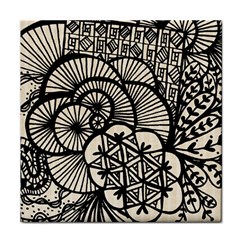 Background Abstract Beige Black Face Towel by Celenk