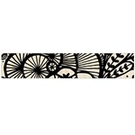 Background Abstract Beige Black Large Flano Scarf  Back