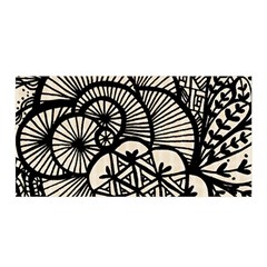 Background Abstract Beige Black Satin Wrap by Celenk