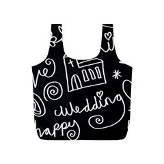 Wedding Chalkboard Icons Set Full Print Recycle Bags (s)  by Celenk