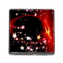Circle Lines Wave Star Abstract Memory Card Reader (square) by Celenk