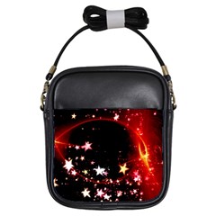 Circle Lines Wave Star Abstract Girls Sling Bags