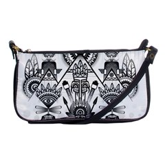 Ancient Parade Ancient Civilization Shoulder Clutch Bags by Celenk