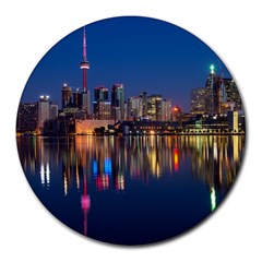 Buildings Can Cn Tower Canada Round Mousepads by Celenk