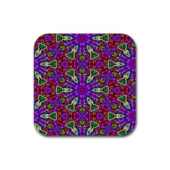 Seamless Tileable Pattern Design Rubber Coaster (square)  by Celenk