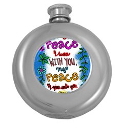 Christian Christianity Religion Round Hip Flask (5 Oz) by Celenk