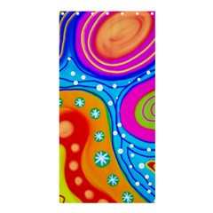 Abstract Pattern Painting Shapes Shower Curtain 36  X 72  (stall)  by Celenk