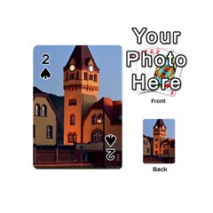 Blue Hour Colliery House Playing Cards 54 (mini)  by Celenk