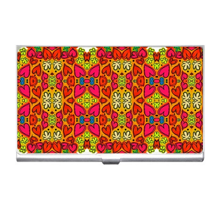 Abstract Background Pattern Doodle Business Card Holders