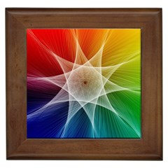 Abstract Star Pattern Structure Framed Tiles by Celenk