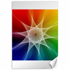 Abstract Star Pattern Structure Canvas 12  X 18   by Celenk