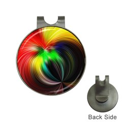 Circle Lines Wave Star Abstract Hat Clips With Golf Markers