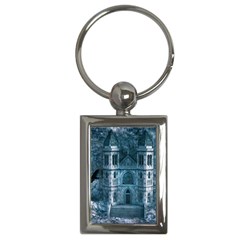 Church Stone Rock Building Key Chains (rectangle) 