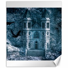 Church Stone Rock Building Canvas 8  X 10  by Celenk