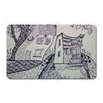 Doodle Drawing Texture Style Magnet (Rectangular) Front