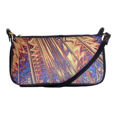 Flourish Artwork Fractal Expanding Shoulder Clutch Bags by Celenk