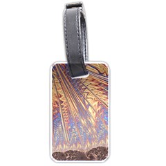 Flourish Artwork Fractal Expanding Luggage Tags (one Side)  by Celenk