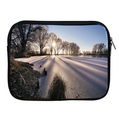 Winter Lake Cold Wintry Frozen Apple Ipad 2/3/4 Zipper Cases by Celenk