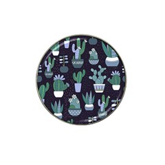 Cactus Pattern Hat Clip Ball Marker (10 Pack)