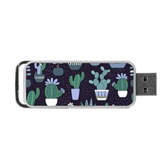 Cactus Pattern Portable Usb Flash (two Sides)