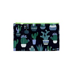 Cactus Pattern Cosmetic Bag (xs)